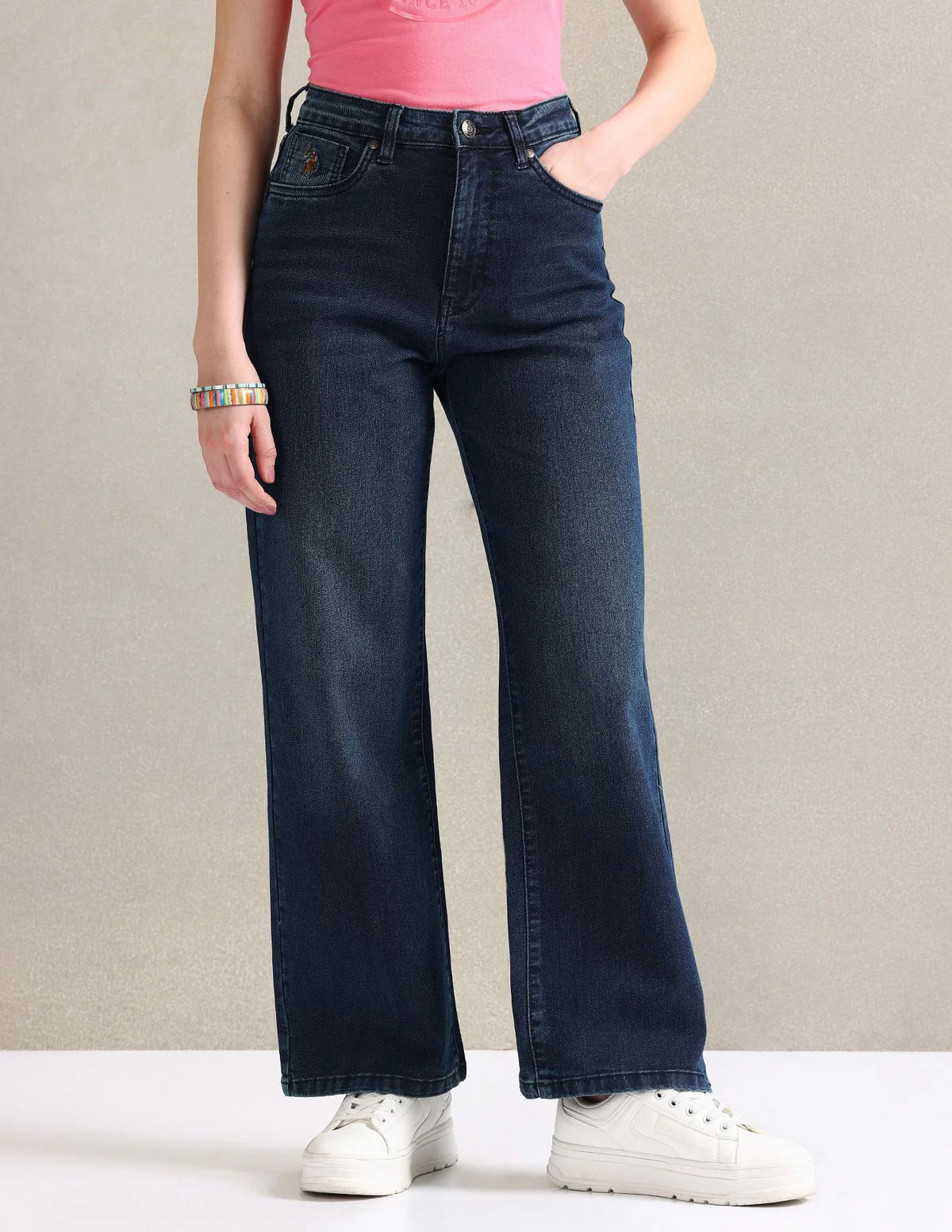 Straight fit Blue Jeans - Image 2