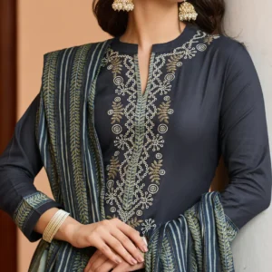 Embroidered Suit Set