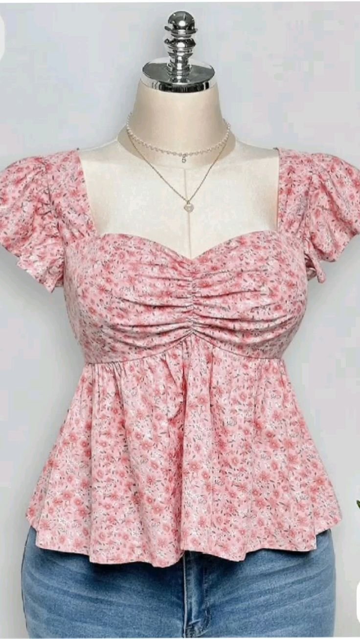 Sweetheart Neck Cotton Crop Top - Image 4